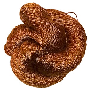 Copper - Dryad 100% Tencel Hand Dyed 5/2 Yarn, 545 Yards