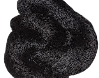 Bleu noir - Dryad 100 % tencel 10/2 teint à la main, 4 oz, 1 090 yards