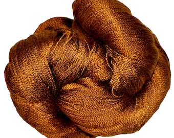 Copper - Dryad 100% 10/2 Tencel Hand Painted Yarn 4 oz,  1,090 yards