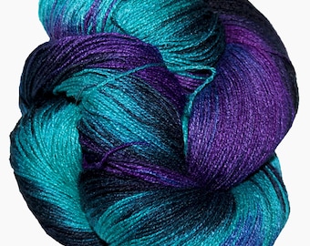 Marine - Bamboo Lite 100 % bambou peint à la main 6/2 fils 4 oz 650 mètres