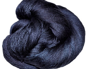 Charcoal - Dryad 100% 10/2 Tencel Hand Painted Yarn 4oz, 1090 Yards