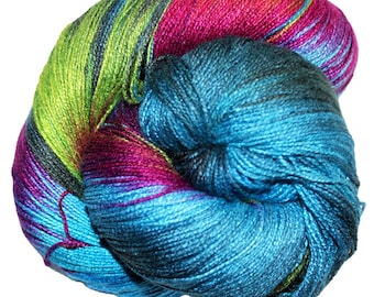 Kaleidascope - Bamboo Lite 100% Bamboo Hand Painted 6/2 Yarn 4 oz 650 Yards