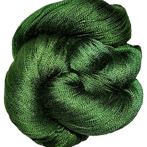 Swamp - Dryad 100% 10/2 Tencel Hand Painted Yarn 4 oz, 1,090 Yards