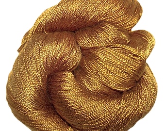 Or métallique - Dryade 100 % tencel teint à la main 5/2 fils 545 mètres