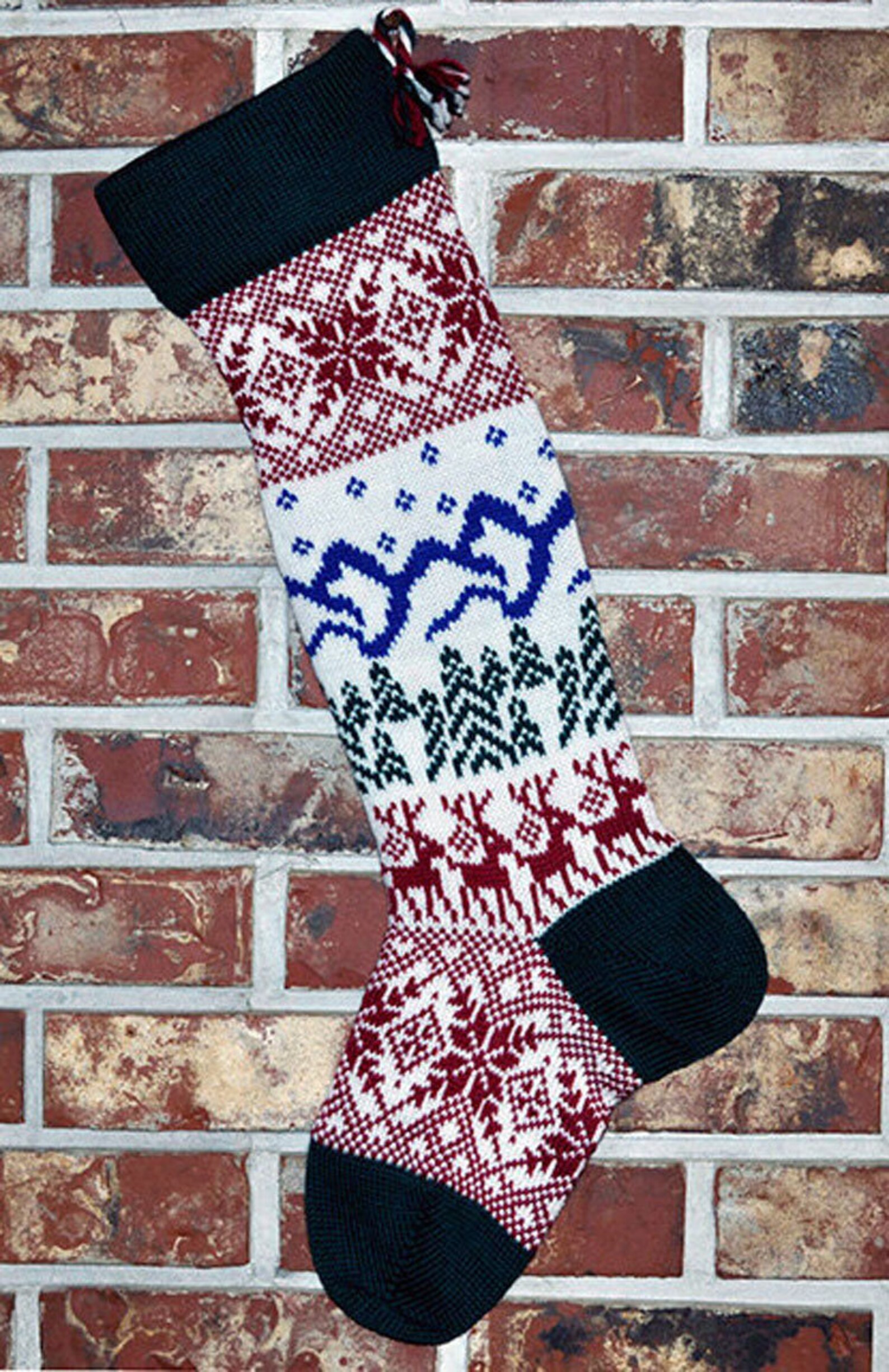 Personalized Christmas Stockings Knit Heirloom Quality 100 Etsy