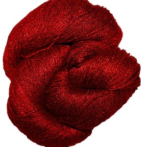 Cranberry - Bamboo Lite 100% Bamboo Hand Painted 6/2 Yarn, 650 Yards