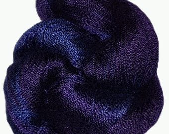 Pervenche - Dryad 100 % tencel 10/2 teint à la main, 4 oz, 1 090 yards