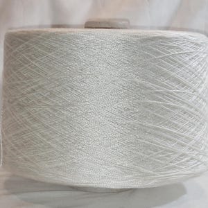 White - 100% Tencel 5/2 Yarn on 5Lbs Cone, approx 10,200 yards