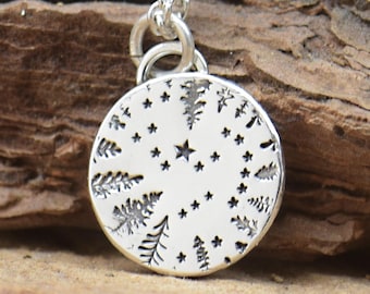 Orion Sterling silver constellation pendant, zodiac pendant ,astrology constellation.Universe necklace.Zodiac Jewelry.Stars pendant