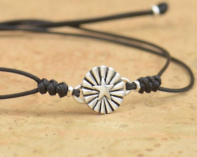 Sterling silver star bracelet