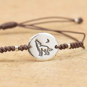 Wolf moon bracelet.Artisan Sterling silver stars,mountain bracelet. exclusive nature, Handmade Metalsmithing