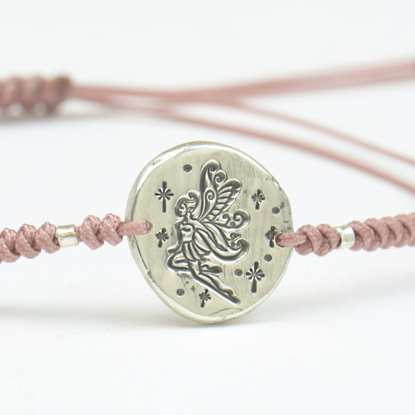 Bracelet fée, bracelet fées, étoiles en argent sterling artisanal, bracelet magique, bracelet ange Bracelet fantaisie