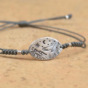 Vogel Armband.Geflochtene Schnur.Wasserfestes Armband.27 Farben.Natur Armband