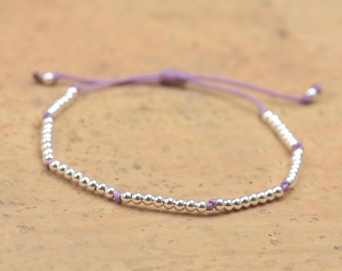 Woven sterling silver bracelet