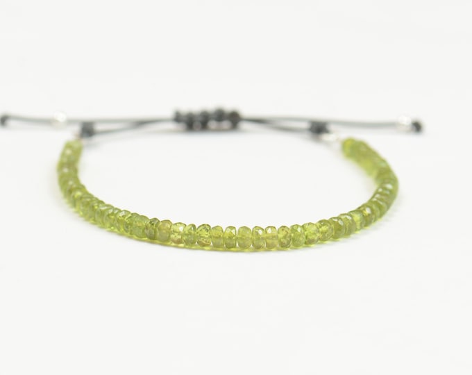 Peridot bracelet