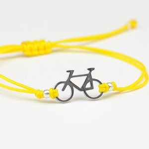 Sterling silver bicycle charm bracelet.Mens gift.unisex bicycle bracelet