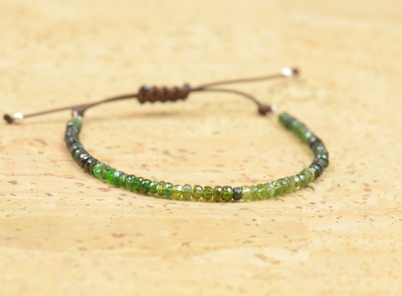 Buy Green Tourmaline Bracelet Online in India - Etsy