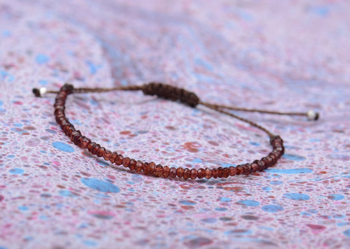 Garnet Bracelet with Clasp main image 0
