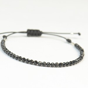 Black Spinel bracelet image 4