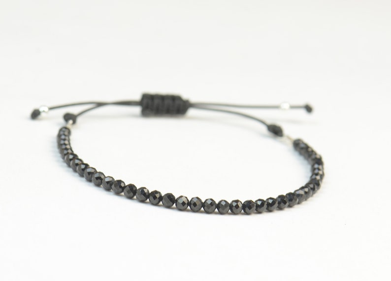 Black Spinel bracelet image 4