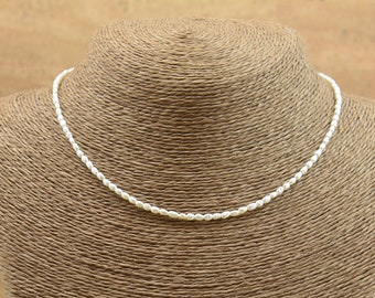 Collana Ciondolo Fungo Luna Argento Sterling Mezzaluna Celeste