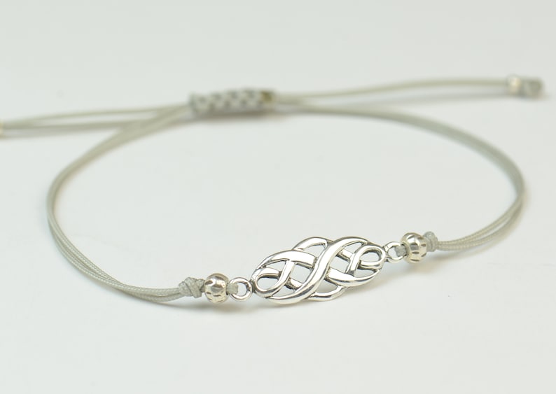 Sterling Silver Celtic Knot Charm Bracelet.mens Gift.unisex Etsy