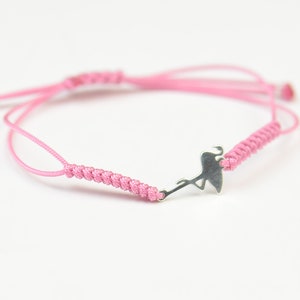 Sterling silver Pink flamingo bracelet