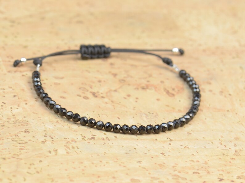 Black Spinel bracelet image 2