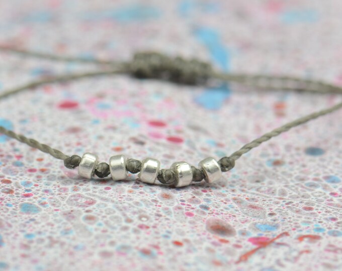 Sterling silver  beads bracelet