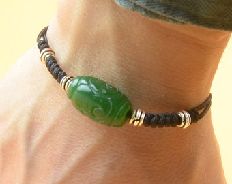 Green Bracelet.thread Bracelet Friendship Bracelet - Etsy