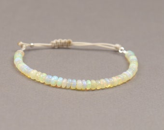 Ethiopian welo opal  beads  bracelet