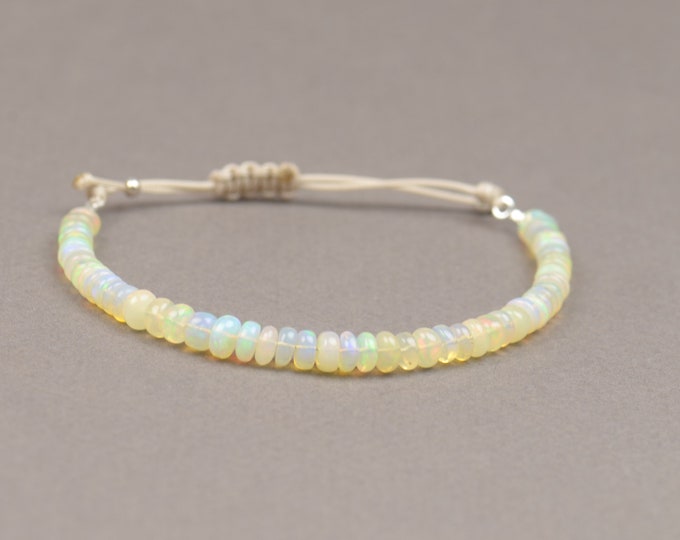 Ethiopian welo opal  beads  bracelet