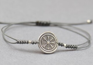 Bracciale Donna A Strati In Pelle Con Ciondoli - Bussola Vichinga, Farfalla, Simbolo Infinito, Turchese, Bohémien