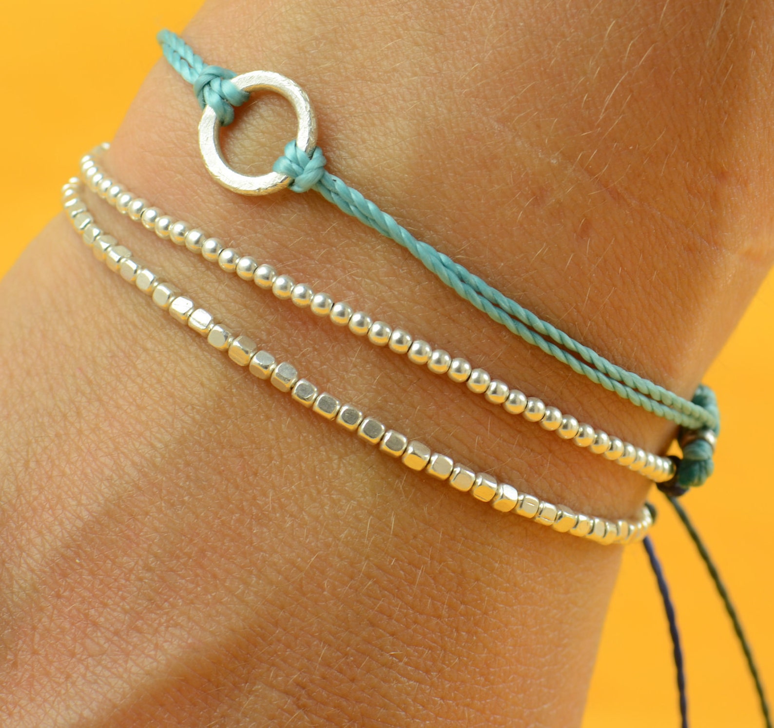Good Karma Braceletsterling Silver Etsy