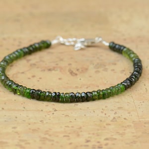 Green tourmaline  bracelet
