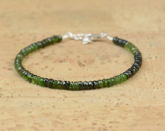 Green tourmaline  bracelet