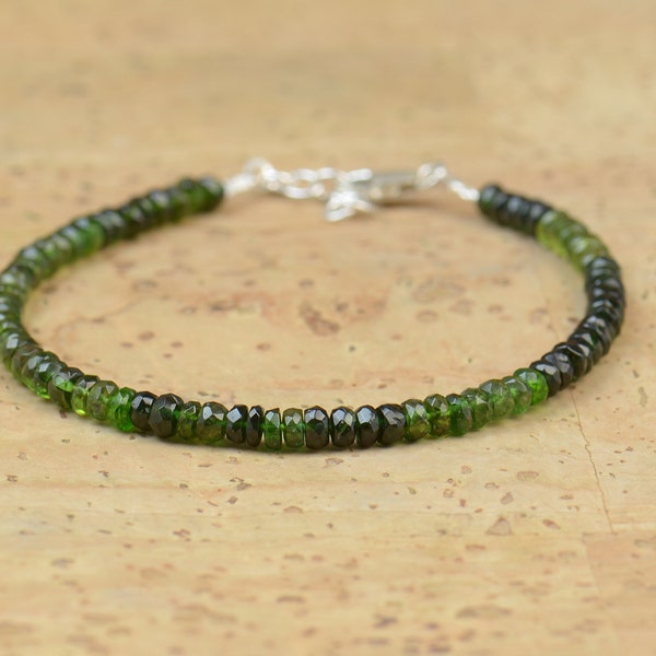 Bracelet tourmaline verte