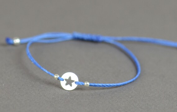 Sterling Silver Star Bracelet - Etsy