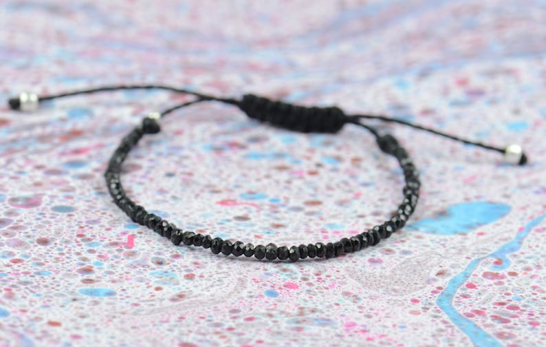 Black Spinel bracelet image 3