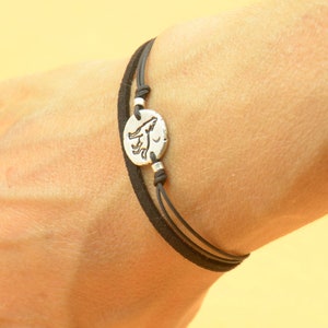 Wolf Moon Bracelet.artisan Sterling Silver Stars,mountain Bracelet ...