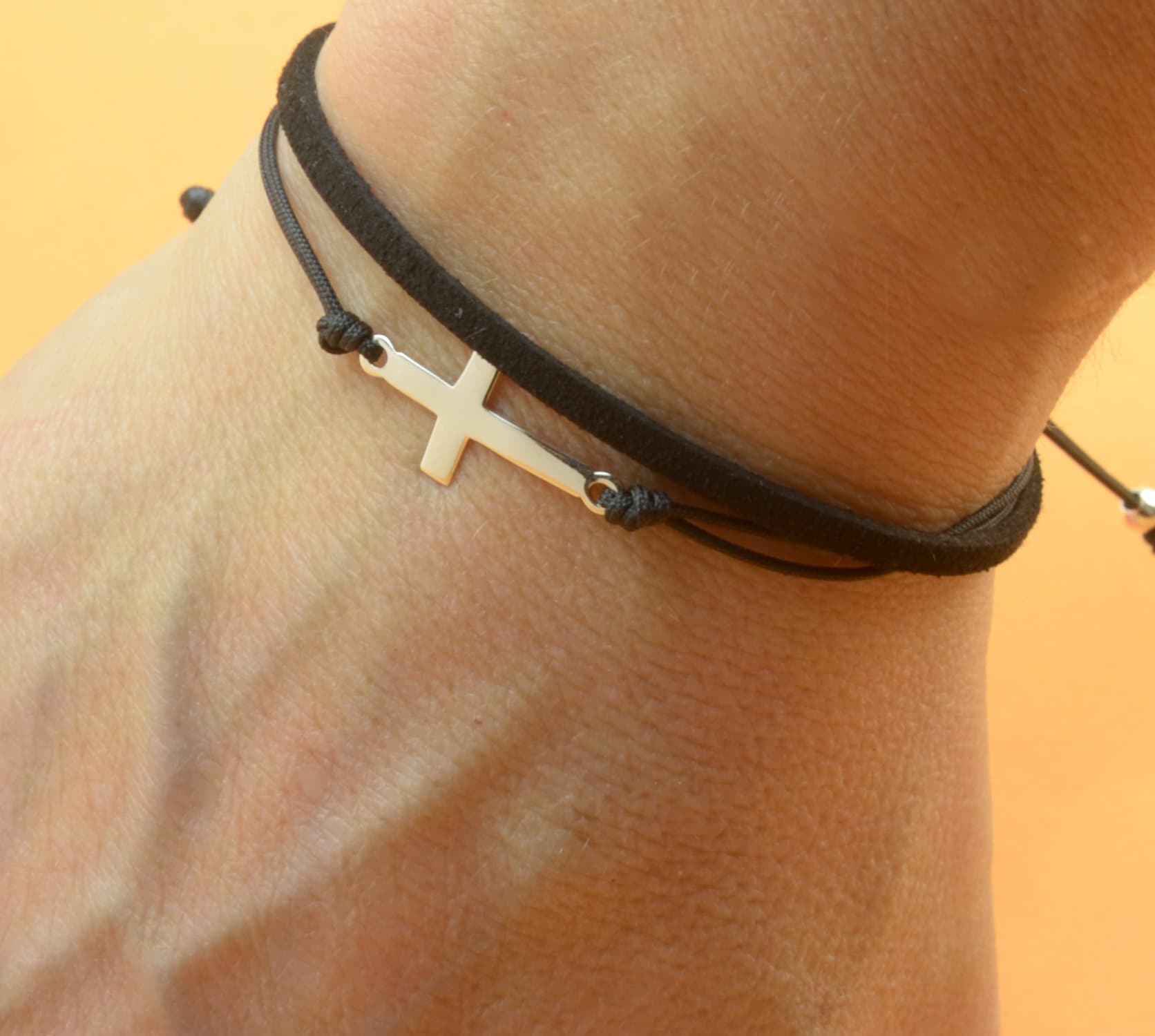 Buy Cross Bracelet Men, Silver Cross Necklace, Men's Cross Necklace, Gift  for Him, Made From Sterling Silver 925, Made in Greece. Online in India -  Etsy
