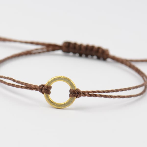 Karma gold bracelet