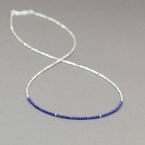 Sterling silver and Lapis Lazuli necklace
