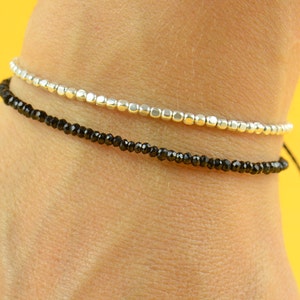 Black Spinel bracelet image 6