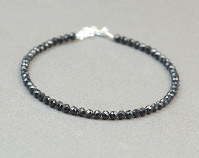 Black Spinel  bracelet