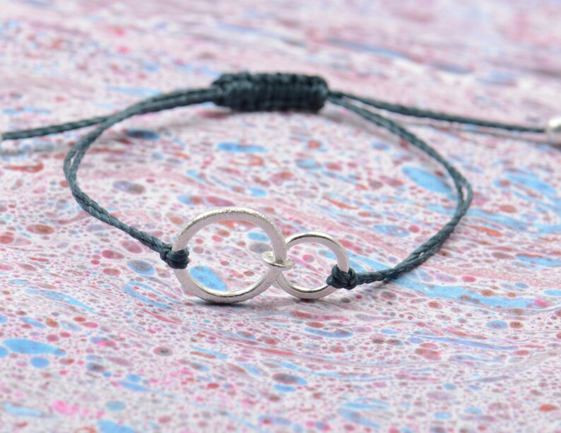 Double Good Karma Braceletsterling Silver Etsy