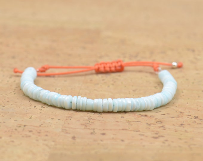 Blue opal bracelet