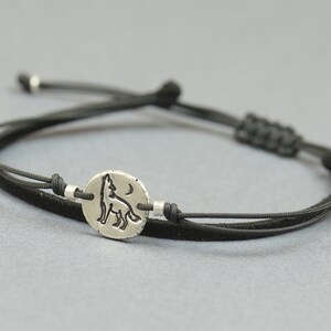 Wolf Moon Bracelet.artisan Sterling Silver Stars,mountain Bracelet ...
