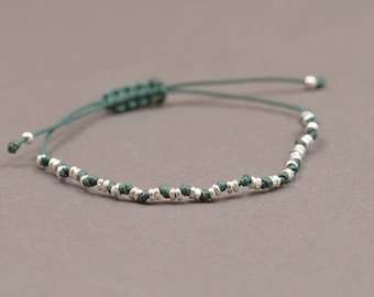 Sterling silver woven bracelet