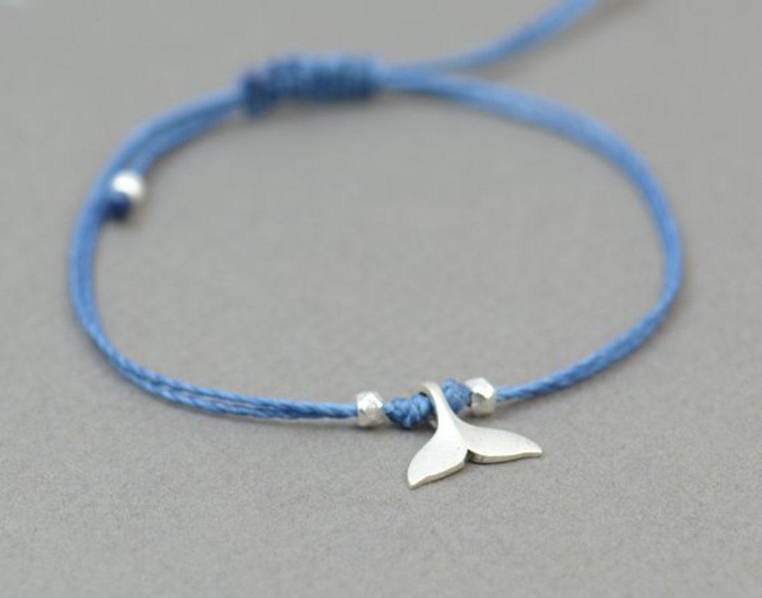 ★HARANG★ Whale Tail Half Half Chain Bracelet Whale_Tail_Bracelet_Nautical_C